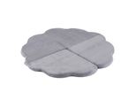 Misioo Tappeto Per Bambini 115X115X5 Cm - Tappeto Pieghevole Per Bambini, Morbido E Sicuro - Grigio