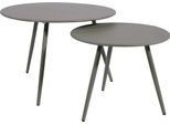 Tavolino - Grigio Mirtillo - Ø45X35 Cm - Acciaio