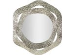 Mauro Ferretti Specchio Da Parete Aury 66X6X75 Cm Argento