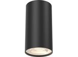 Braytron Led Faretto Da Soffitto Nero Sottile Faretto Da Superficie Piccolo Rotondo Con Attacco GU10, Diametro 5,5 Cm Altezza 10 Cm Cucina Corridoio Bancone Senza Lampadina