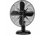 Ventilatore Proficare® Con Funzione Orientabile | Ventilatore Silenzioso A 3 Velocità | Ø 25 Cm | Ventilatore | Ventilatore Da Tavolo Molto Silenzioso | Pc Vl 3062 M Nero
