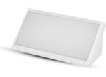 Lampada Da Parete Per Esterni V-TAC 20W Led Beveled White IP65 VT-8055 3000K 2045Lm
