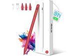 Penna A Ciondolo Apple Pencil Per Ipad USB-C (2018-2024) Ricarica Rapida Per Ipad Apple Stylus Pencil Pen Red