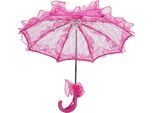 Ombrello In Pizzo Per Matrimonio Fatto A Mano, Sposa, Elegante, Decorativo, Per La Fotografia, Per La Festa, Rosso Rosa