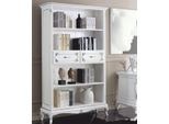 Casa Padrino Libreria Barocca Bianco / Argento 132 X H. 211 Cm - Italy