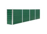 Maison Exclusive - Aiuola Rialzata 320 X 40 X 77 Cm Acciaio Zincato Verde
