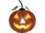 Zucca Di Halloween Spaventosa Decorazione Zucca Decorazione Autunnale Lanterna Di Zucca Figura Spaventosa Decorazione Festa Di Halloween, Colore: Argento