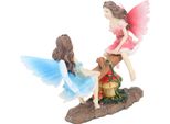 Fata Statua Ornamento Seesaw Figura Resina Realistica Figurina Decorazione Per Giardino Casa Soggiorno Ufficio