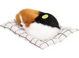 Fare Suono Giocattolo Cane Addormentato Con Cuscino Di Stoffa Simulazione Peluche Cane Giocattolo Piccolo Cane Bambola Ornamentimigru