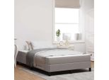Maison Exclusive - Letto Boxspring Con Materasso Taupe 120 X 190 Cm Tessuto