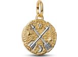 Pandora Me Medaglione Charm Frecce Incrociate Placcato Oro 14K 764081C01