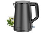 Bollitore Elettrico Proficook® 1,5L | 2200W | Involucro In Acciaio Inox Opaco | Involucro Termico A Doppia Parete | Avvolgicavo | Bollitore Elettrico In Acciaio Inox Pc Wk 1290