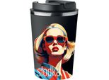 Tazza Termica Premium Con Stampa Sweet Woman, Caffè, 350Ml, 0,35L, KT_040