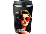 Tazza Termica Premium Con Stampa Hot Woman Coffee 350Ml 0,35L KT_041