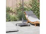 Maison Exclusive - Supporto Per Ombrellone Effetto Legno Grigio Scuro 45 X 45 X 31,5 Cm