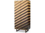 Casa Padrino Mobile Bar Colori Naturali / Marrone Scuro / Bronzo H. 175 Cm - Mobili Da Bar