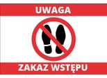 Cartello "Vietato Entrare"" 20X30 Cm Pvc T009"
