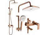Set Doccia Rea Storm Brush Copper