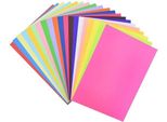 200 Fogli Di Carta Colorata Per Origami In Formato A4, 20 Colori Vivaci, 70 G/M², 21 X 29,7 Cm, Pieghevoli Su Entrambi I Lati, Adatti Per I Lavori Di Bricolage E Fai Da Te Dei Bambini