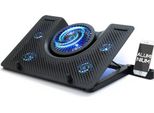 Raffreddatore Per Laptop - Raffreddamento Per Laptop - Ergonomico - Silenzioso - 12-17 Pollici - Regolabile - Con Porta Usb - Retroilluminazione