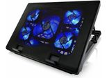Raffreddatore Per Laptop - Raffreddamento Per Laptop - Ergonomico - Silenzioso - 5 Ventole - Regolabile - Nero
