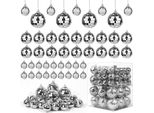 Mini Palle Da Discoteca - 72 Pezzi - Per Matrimoni E Feste - Argento