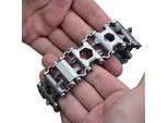 Bracciale Multifunzionale Per L'outdoor - Cacciavite, Apriscatole, Apribottiglie, Chiave Inglese - Bracciale In Acciaio Inossidabile 29 In 1 - Attrezzatura Di Sopravvivenza Portatile