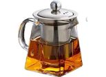 Teiera In Vetro Con Colino Per Il Tè - 750 Ml - Trasparente - Vetro Borosilicato