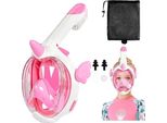 Set Da Snorkeling Per Bambini: Maschera Da Snorkeling Con Campo Visivo Di 180°, Antiappannamento E A Prova Di Perdite, Sistema Di Respirazione Migliorato, Top Snorkel Asciutto.