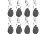 Set Di Pesi Per Tovaglie, Set Di 8 Pezzi Di Pesi Per Tovaglie In Pietra Naturale Per Uso Esterno Con Morsetti In Acciaio, Pesi Per Tovaglie, Morsetti Per Tovaglie Per Famiglia, Feste, Campeggio, Matrimonio, Giardino.