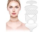 Cuscinetti Antirughe In Silicone Riutilizzabili Per Petto, Collo E DéColleté - Cerotti Antirughe - Set Di Cuscinetti Per La Fronte - Cuscinetto Per Il DéColleté - Cuscinetto Per Le Guance E Gli Occhi - Regalo Di San Valentino