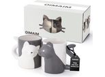 Set Di Tazze Con Gatto Da Baciare Per Gli Amanti Dei Gatti - Il Regalo Perfetto Per Uomini E Donne