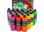 Set Di Colori Acrilici - Colori Acrilici Altamente Pigmentati - Adatti Agli Artisti - 24 Pezzi - 250 Ml
