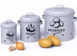 Scatole Per Conservare Patate, Cipolle E Aglio - Set Da 3