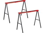 Set Cavalletto Pieghevole, Capacità 100 Kg