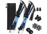 Bastoncini Da Nordic Walking - Bastoncini Da Passeggio | Bastoncini Da Passeggio Leggeri, Pieghevoli E Regolabili Con Borsa E Accessori, Di .