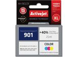 Activejet AH-901CR Ink (Replacement For Hp 901 CC656AE; Premium; 21 Ml; Colour)