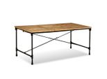 Vidaxl Tavolo Da Pranzo In Legno Massiccio Di Mango 180 Cm