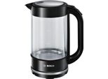 Bosch TWK70B03 Electric Kettle 1.7 L 2400 W Black, Transparent