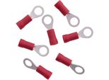 Connettore Ad Anello Connettore A Crimpare Isolato Sezione: 0,25 - 1,0 Mm², Foro Per Occhiello: 5,3 Mm / M5, Rosso (Dresselhaus) Venduto Solo In Confezioni Da 7, Prezzo Per Confezione