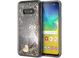 Guess Guhcs10Lglhflgo S10E G970 ZłOty/Oro Custodia Rigida Cuori Glitterati