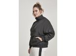 Urban Classics Donna - Pull Over Panel Jacke Schwarz - M