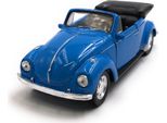 Onwomania Modello Auto Maggiolino Decappottabile Auto Blu Mst. 1:34-39