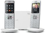 Weißes duo-dect-schnurlostelefon mit anrufbeantworter Gigaset GIGACL660DUOBLANC