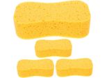 4 Pezzi Xl Spugna Per Auto Esterna 218X116X66 Cm - Spugna Universale Per Interni Di Grandi Dimensioni - Spugna Per Lavaggio Auto E Cura Del Veicolo - Spugna Multiuso Altamente Assorbente - Spugna Per Pulizia - Spugna Per Piastrelle