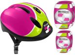 Casco Bici/Skate Con Protezione Ragazze Rosa 52-56 Cm