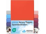 EtéRea Comfort Jersey Topper Lenzuolo Teso Terra 140X200 - 160X200 Cm