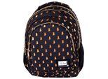 Zaino Scuola A 3 Scomparti Golden Effect Golden Kitty AB330 Head Astra