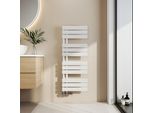 Asciugamani Emke Radiatore Da Bagno Radiatore A Pannello Attacco Laterale Acqua Calda A Parete 1041 X 400 Mm Bianco Senza Elemento Riscaldante