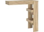 Vidaxl Tavolo Bar A Parete Rovere Sonoma 102X45X103,5 Cm Materiale A Base Di Legno
